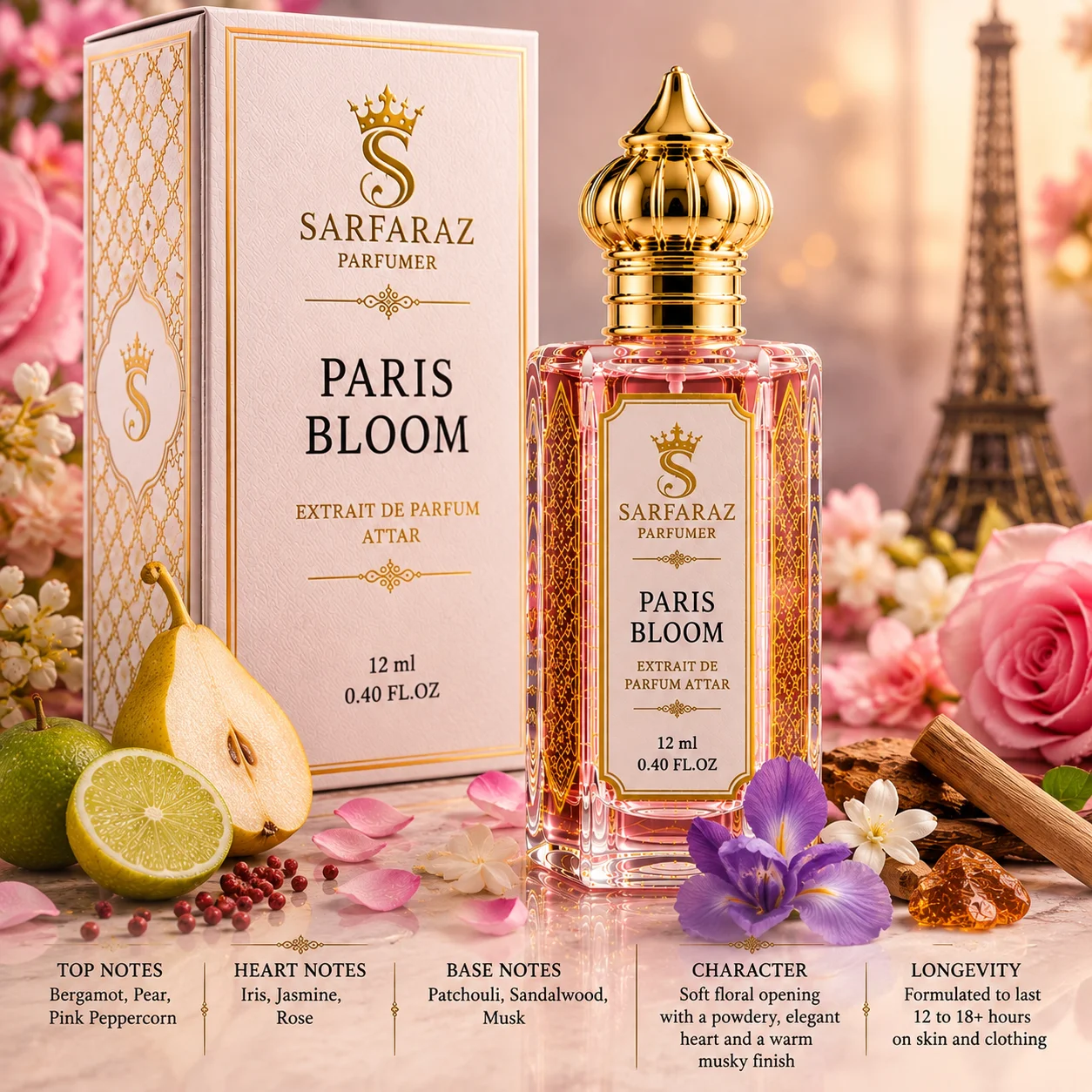 Paris Bloom Attar — Premium Attars by Sarfaraz Parfumer