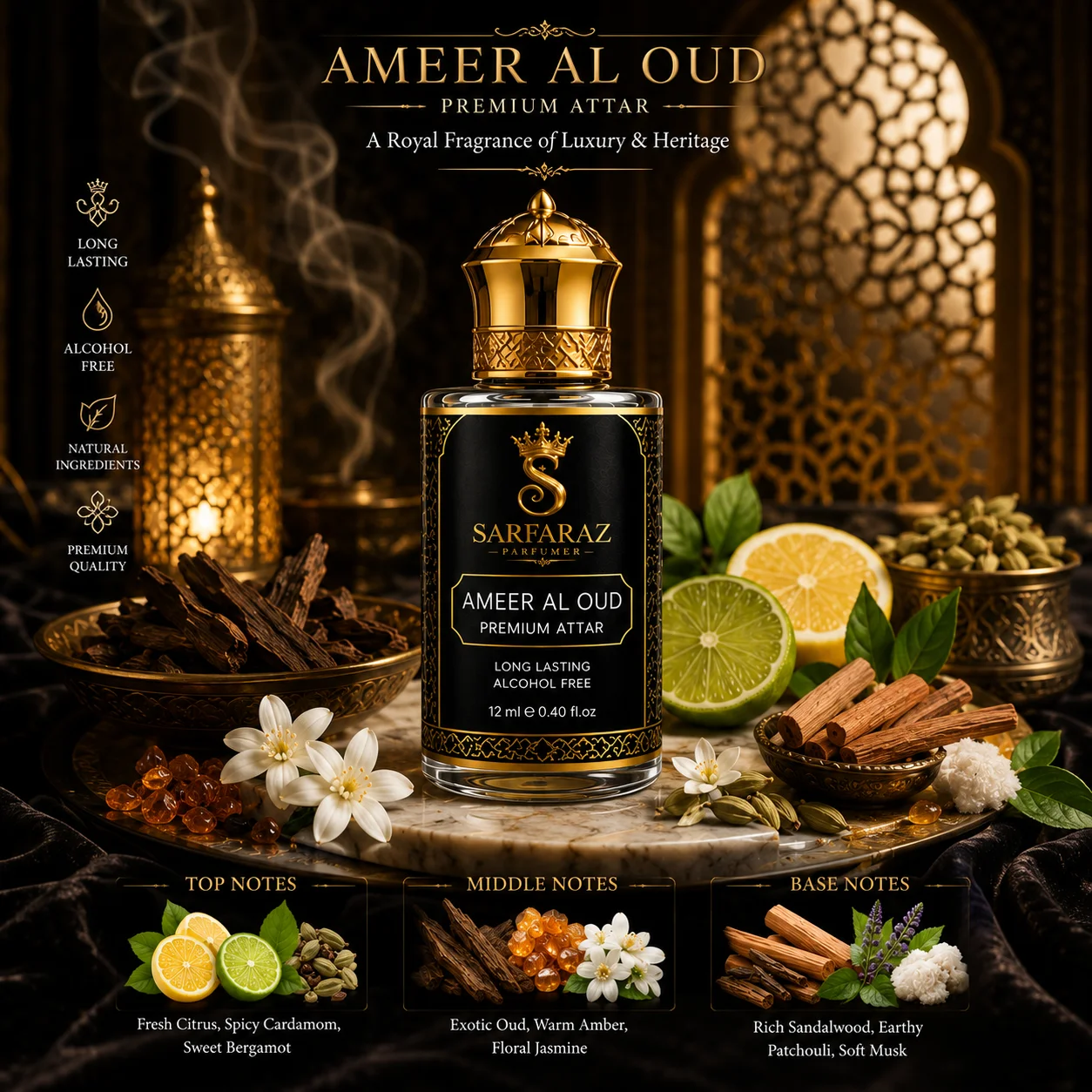 Ameer Al Oudh Attar — Arabic Oudh by Sarfaraz Parfumer