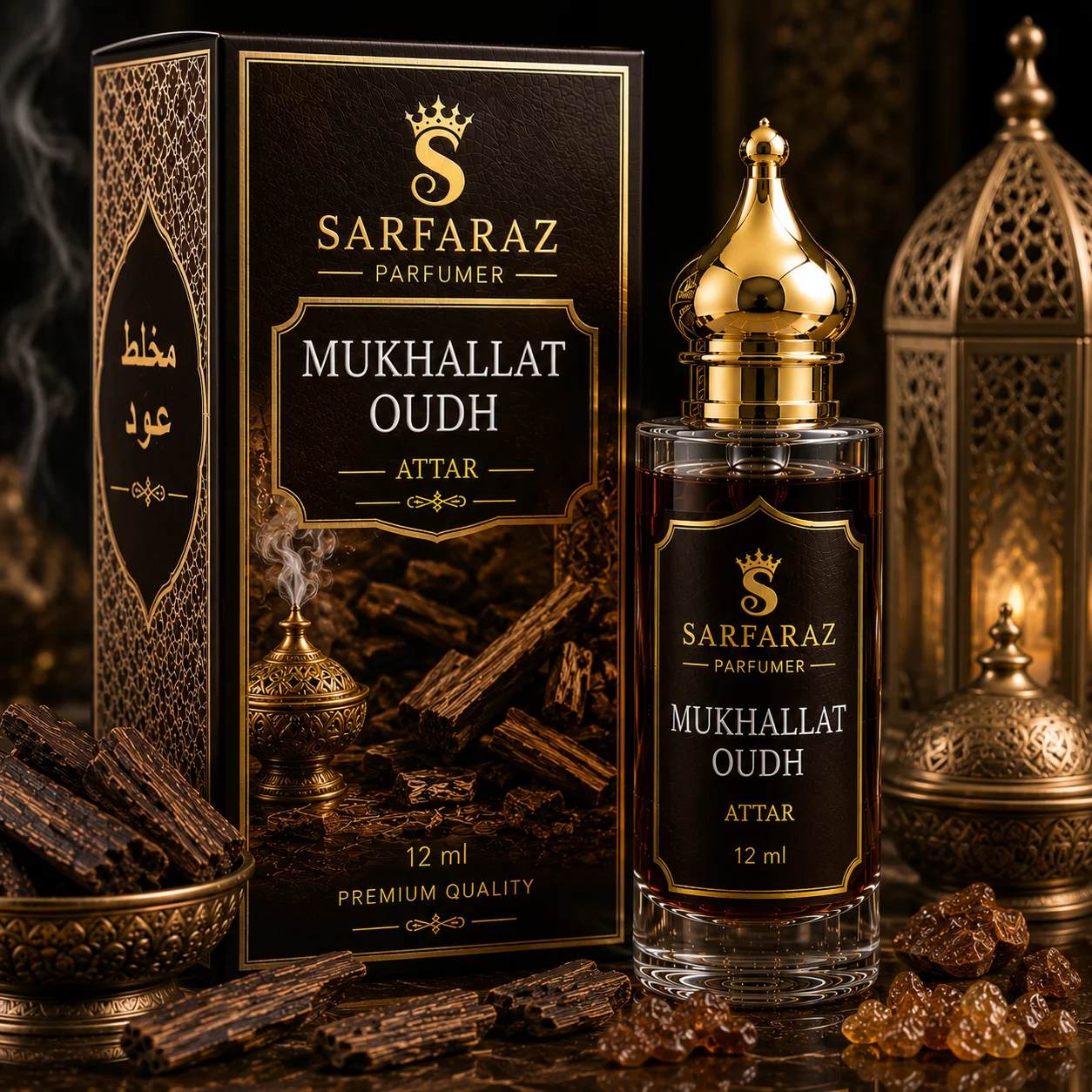 Mukhallat Oudh Attar — Arabic Oudh by Sarfaraz Parfumer